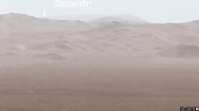 Panoramatický snímek z Marsu