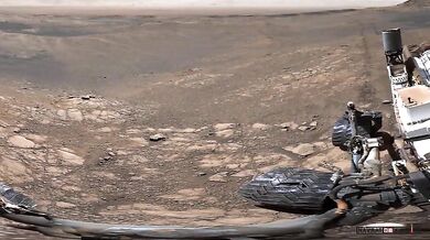 Panoramatický snímek z Marsu