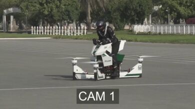 Fail při testování Hoverbike