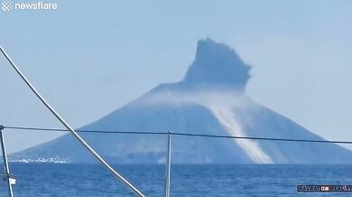 Erupce sopky Stromboli