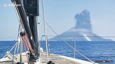 Erupce sopky Stromboli