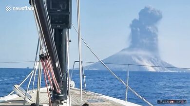 Erupce sopky Stromboli