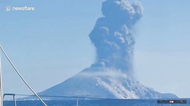 Erupce sopky Stromboli