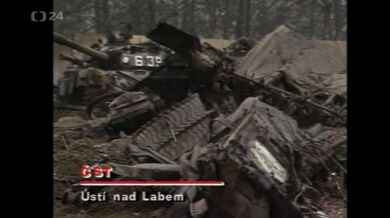 Výbuch tanku v Bohosudově ( foto + video)