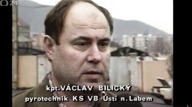 Výbuch tanku v Bohosudově ( foto + video)