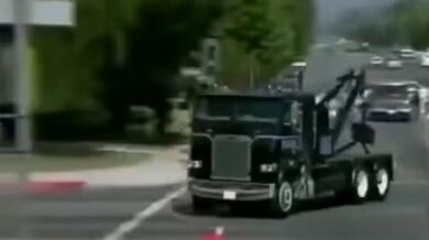 Natáčení scény ve filmu Terminátor 2