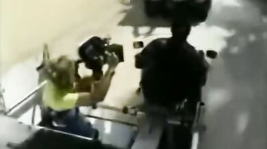 Natáčení scény ve filmu Terminátor 2