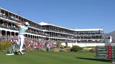 Profesionální rána na golfu