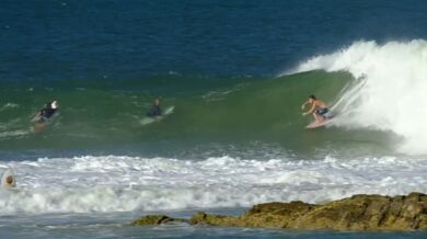 Výměna prkna při surfování