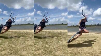 Sexy kiteboarding