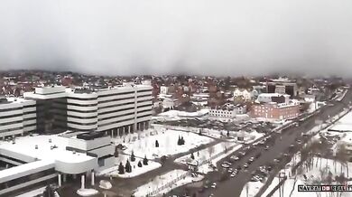 Sněhová bouře v Samaře