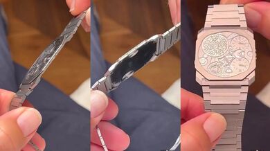 Extrémně tenké náramkové hodinky