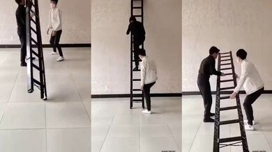 Skládací žebřík