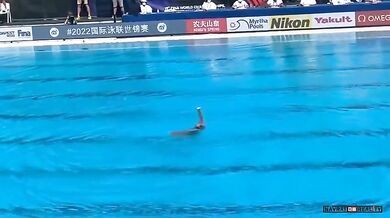 Nehoda při synchronizovaném plavání