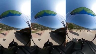 Paraglidové přistání