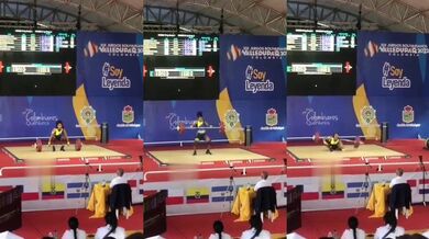 Nehoda při vzpírání