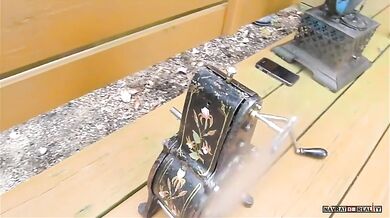 Švýcarský ventilátor s hodinovým strojkem