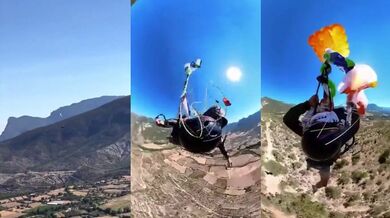 Nehoda při paraglidingu