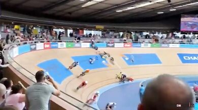 Nehoda na velodromu