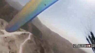 Nehoda při paraglidingu #3
