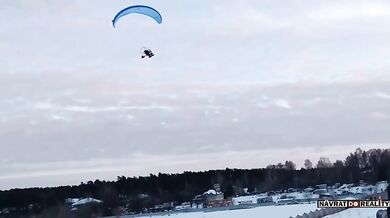 Nehoda při motorovém paraglidingu