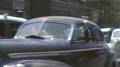 New Yorku v roce 1945 (60FPS, HD, Barevné)