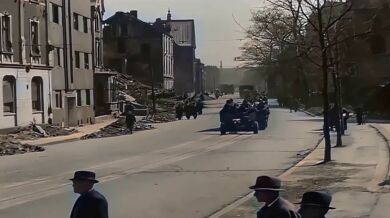 Německo v roce 1945 během 2. světové války (60FPS, HD, Barevné)