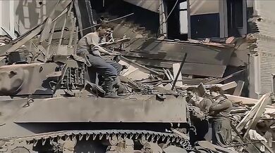 Německo v roce 1945 během 2. světové války (60FPS, HD, Barevné)