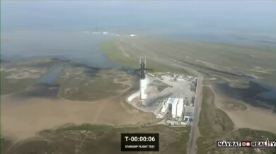 Exploze rakety Starship od SpaceX