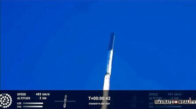 Exploze rakety Starship od SpaceX