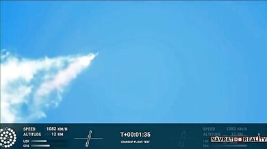 Exploze rakety Starship od SpaceX