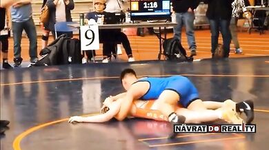 Nesportovní chování agresivního zápasníka