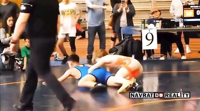 Nesportovní chování agresivního zápasníka