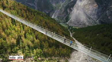 Nejdelší visutý most světa Grächen - Zermatt
