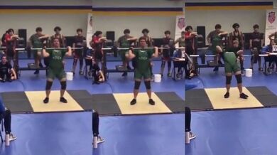 Nehoda při vzpírání