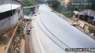 Převrácení autobusu