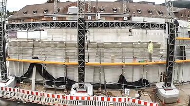 Stavba největší evropské budovy vytištěné na 3D tiskárně za 140 hodin
