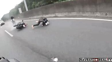 Srážka motorkáře #3