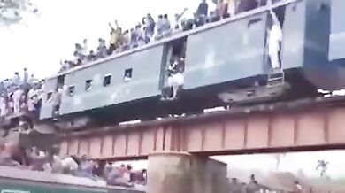 Vlaková zábava v Indii