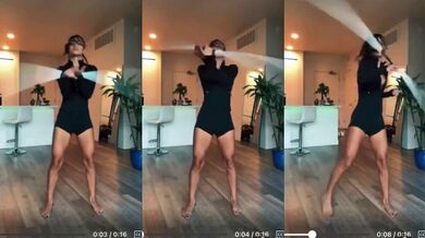 Dívka která to umí s tyčí!