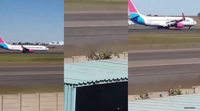 Letadlo ztratilo kolo při startu