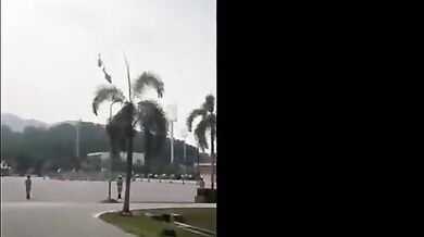 Srážka dvou vrtulníků