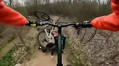 Srážka dvou českých bikerů