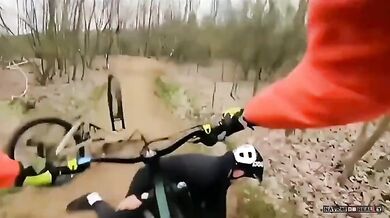 Srážka dvou českých bikerů