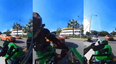 Srážka motorkáře #4