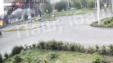 Raketový útok na Charkov