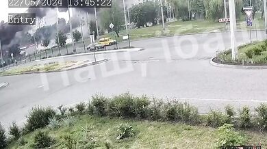 Raketový útok na Charkov