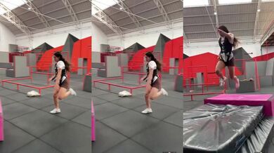 Trénink kaskadérky