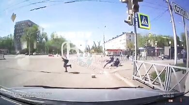 Stržené dráty zranily chodce