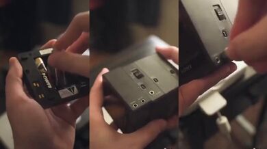 Přenosný televizor Sony z roku 1989